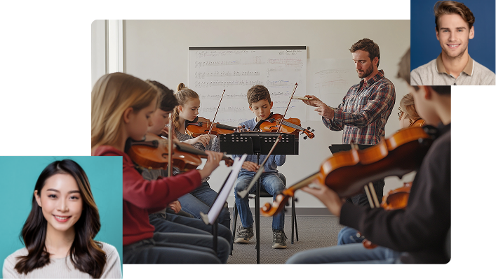 cours musique en présentiel