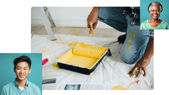 peintre à domicile