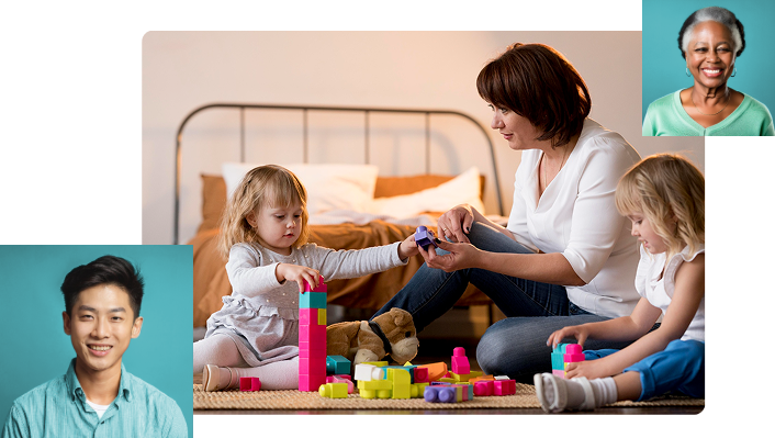 service garde d'enfant à domicile