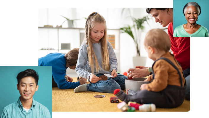 service garde partagée d’enfants